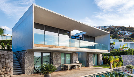 aluminium door window villa project