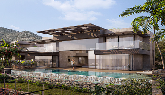 high rise aluminium facade and aluminium doors windows